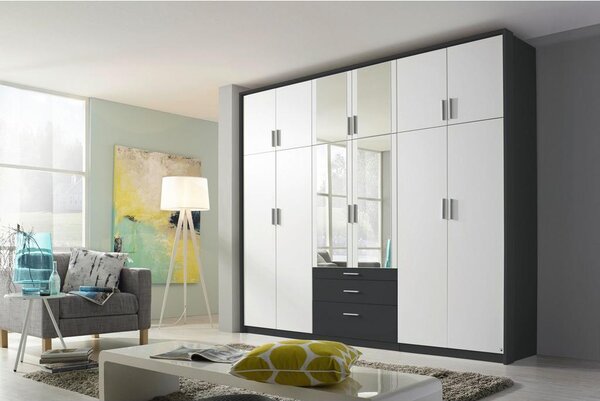Modern Living Omara S Klasičnimi Vrati Hildesheim, Bela, Siva