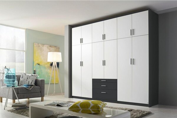 Modern Living Omara S Klasičnimi Vrati Hildesheim, Bela, Siva