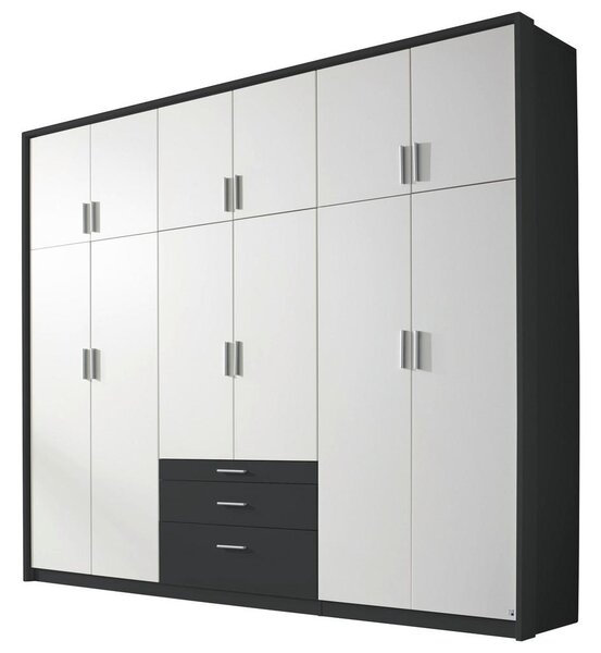 Modern Living Omara S Klasičnimi Vrati Hildesheim, Bela, Siva