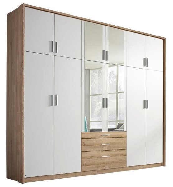 Modern Living Omara S Klasičnimi Vrati Hildesheim, Bela, Barva Hrasta
