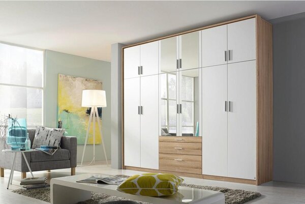 Modern Living Omara S Klasičnimi Vrati Hildesheim, Bela, Barva Hrasta