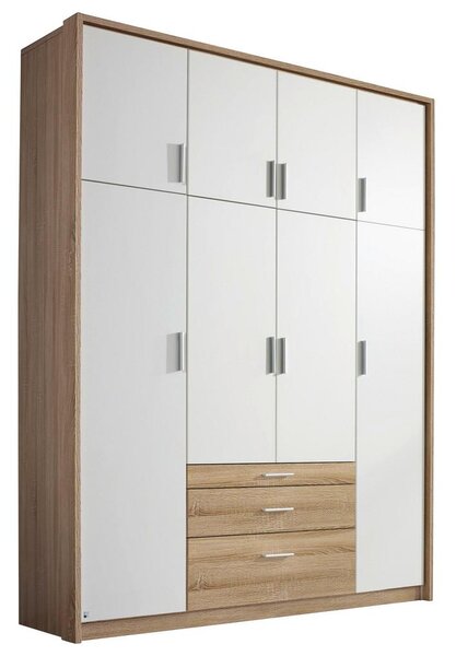 Modern Living Omara S Klasičnimi Vrati Hildesheim, Bela, Barva Hrasta