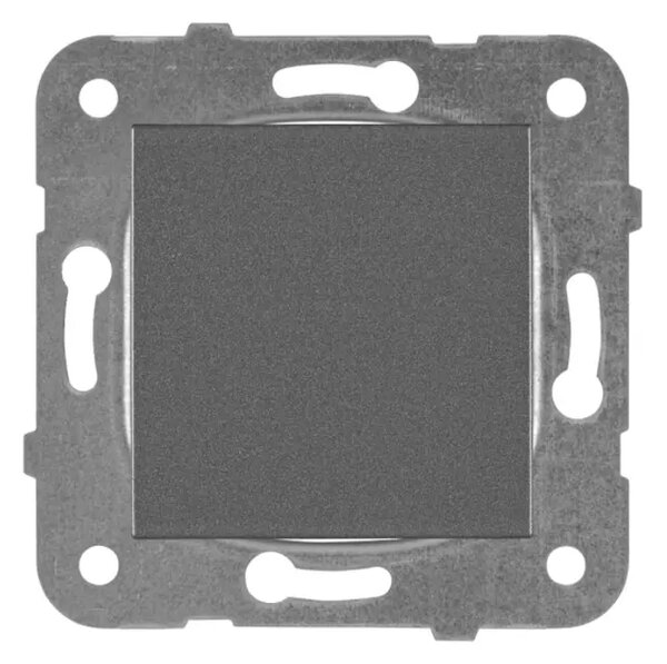PANASONIC ANTRACITNO NAVADNO STIKALO BREZ OKVIRJA PA001