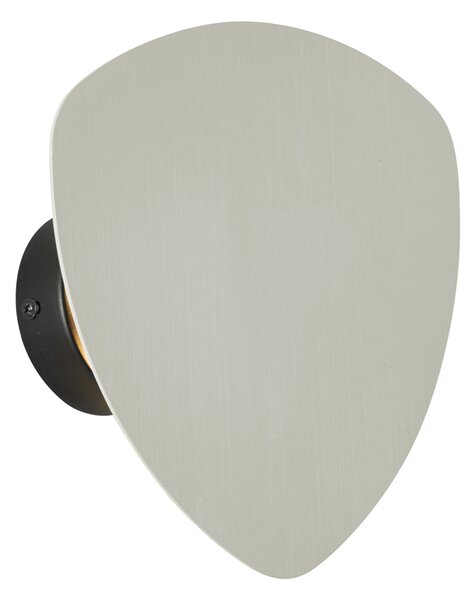 Dizajnerska stenska svetilka bež organska 20 cm 2-luči - Pulley