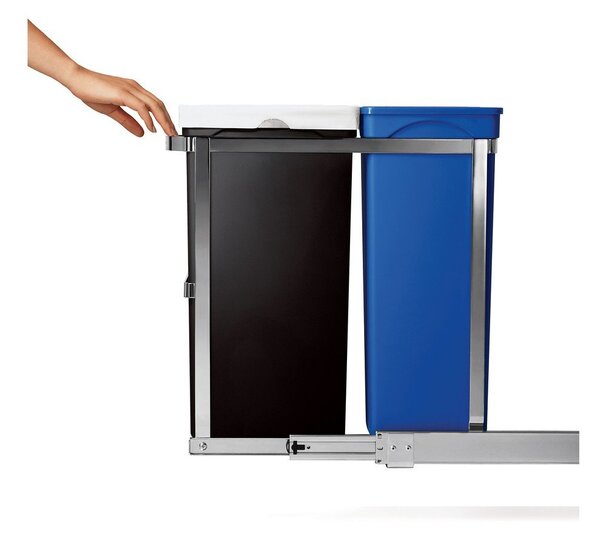 Plastični koš za smeti 35 l Dual - simplehuman