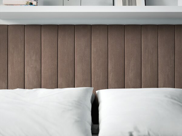 Oblazinjen stenski panel FRAME LINCOLN 15x90 cm Barva: Svetlo siva