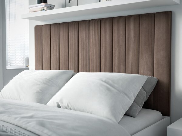 Oblazinjen stenski panel FRAME LINCOLN 15x90 cm Barva: Svetlo siva