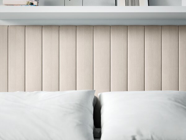 Oblazinjen stenski panel FRAME LINCOLN 15x90 cm Barva: Svetlo siva