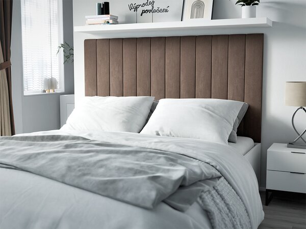 Oblazinjen stenski panel FRAME LINCOLN 15x90 cm Barva: Svetlo siva