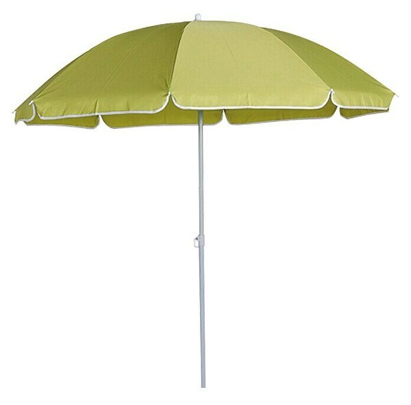 Sunfun Okrogli balkonski senčnik Provence II (Zelene barve, Premer platna: 200 cm)