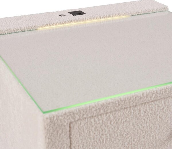 Luca Bessoni Postelja Boxspring Elysia, Bež, 160x200