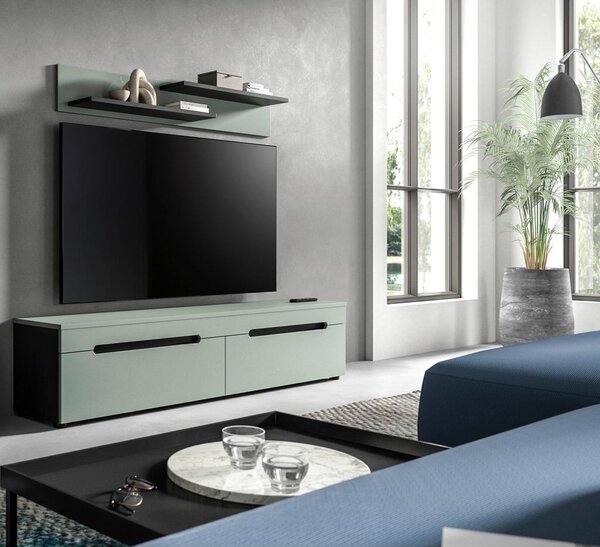 Livetastic Dnevni Regal Canu, Sivozelena, 2-Delni