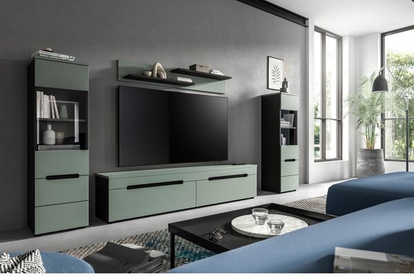 Livetastic Dnevni Regal Canu, Sivozelena, 4-Delni