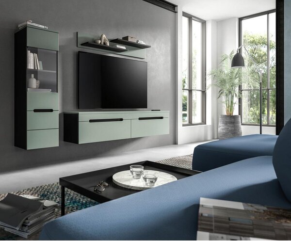 Livetastic Dnevni Regal Canu, Sivozelena, 3-Delni