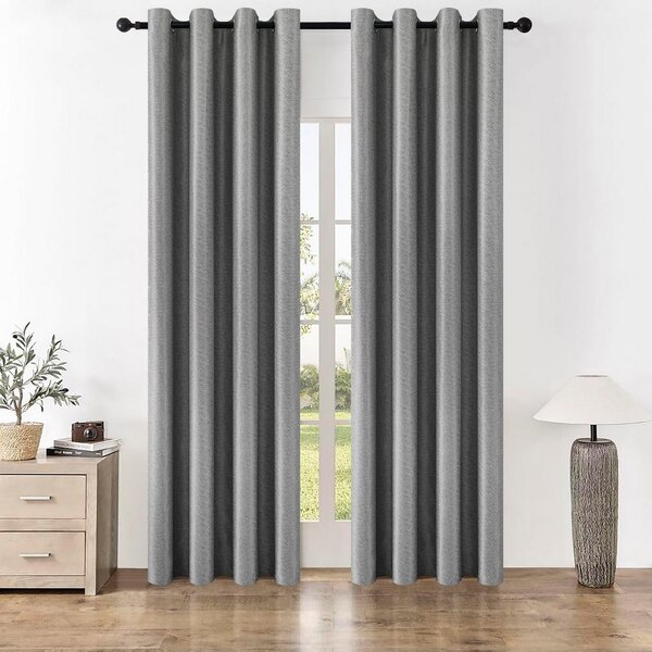 4Home Blackout zavesa Stripe siva , 150 x 250 cm