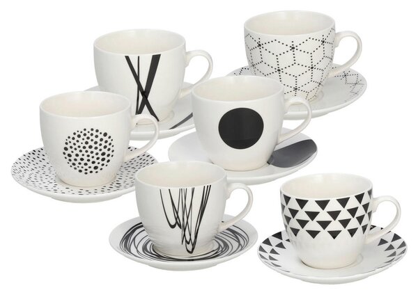 KAVNI SERVIS Metropolis Graphic New Bone China