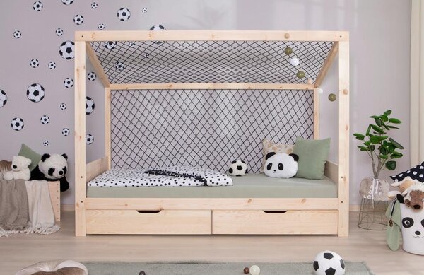 Livetastic Postelja Soccer, 90x200cm, 1x Letveno Dno, Brez Vzmetnice