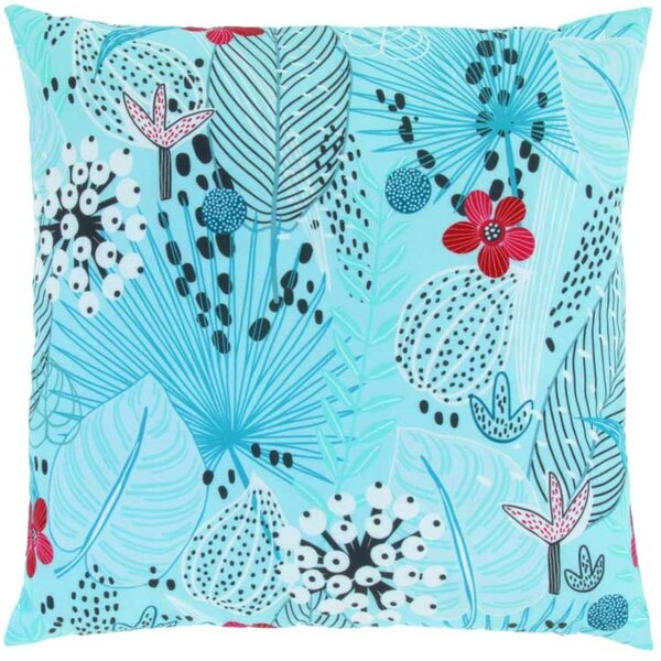 Zunanji vzglavnik FLORILO 45x45 cm, moder