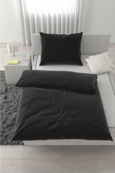 Premium Living Posteljnina Xenia Uni, Črna, 60/80, 140/200
