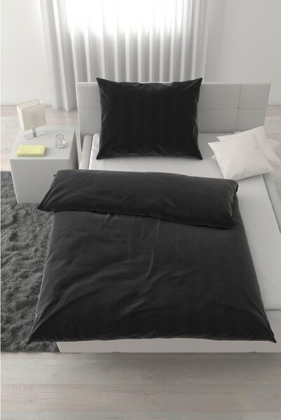 Premium Living Posteljnina Xenia Streif, Črna, 60/80, 140/200