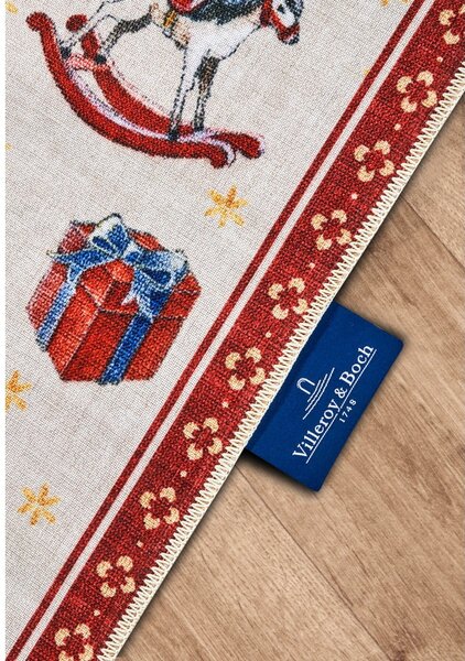 Rdeč tekač z božičnim motivom 80x200 cm Red Christmas – Villeroy&Boch