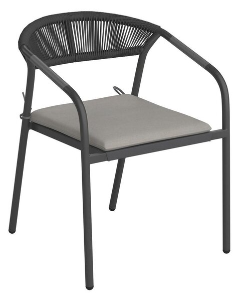 Bessagi Garden Set Vrtnih Stolov Benicio, Temno Siva, 2 Kos