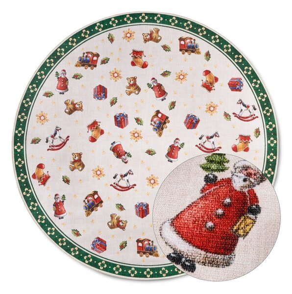 Zelena okrogla preproga z božičnim motivom ø 150 cm Green Christmas – Villeroy&Boch