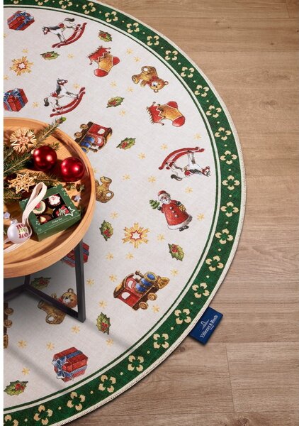 Zelena okrogla preproga z božičnim motivom ø 150 cm Green Christmas – Villeroy&Boch