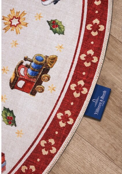 Rdeča okrogla preproga z božičnim motivom ø 150 cm Red Christmas – Villeroy&Boch