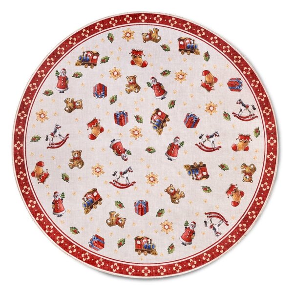 Rdeča okrogla preproga z božičnim motivom ø 150 cm Red Christmas – Villeroy&Boch