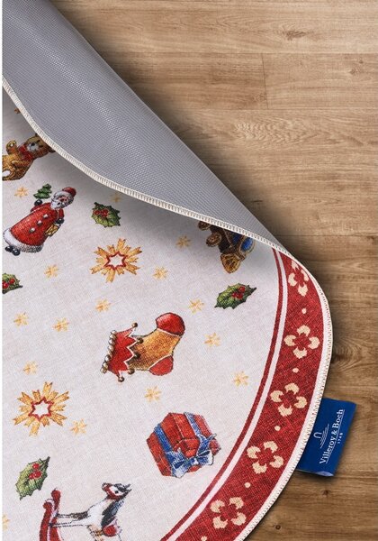 Rdeča okrogla preproga z božičnim motivom ø 150 cm Red Christmas – Villeroy&Boch