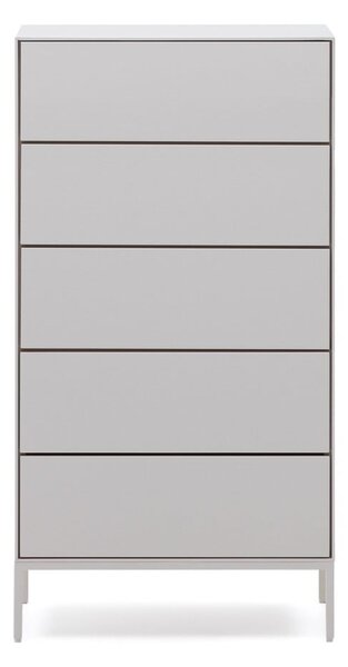 Bela visoka komoda 60x114 cm Vedrana – Kave Home