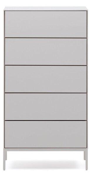 Bela visoka komoda 60x114 cm Vedrana – Kave Home