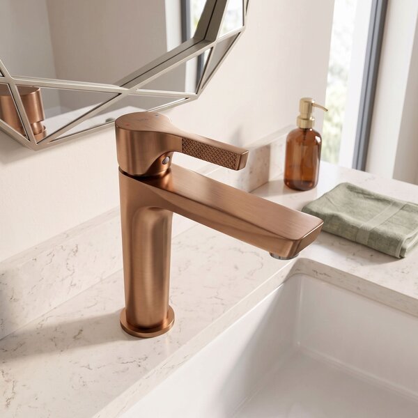 Mešalnik za umivalnik PREMIUM REA Maxim Brush Copper Low