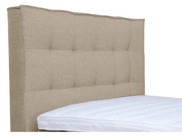 BOXSPRING POSTELJA 120 cm x 200 cm , tekstil bež
