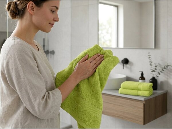 Brisača CLARYSSE ELEGANCE 70x140 cm zelena, 100% bombaž