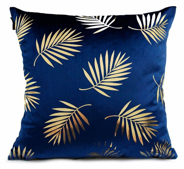 Domarex Prevleka za blazino Velvet Golden styleLeaves, 40 x 40 cm