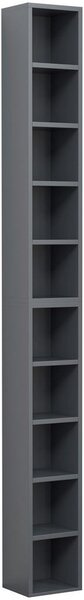 REGAL ZA CD-JE 40/94/17 cm antracit