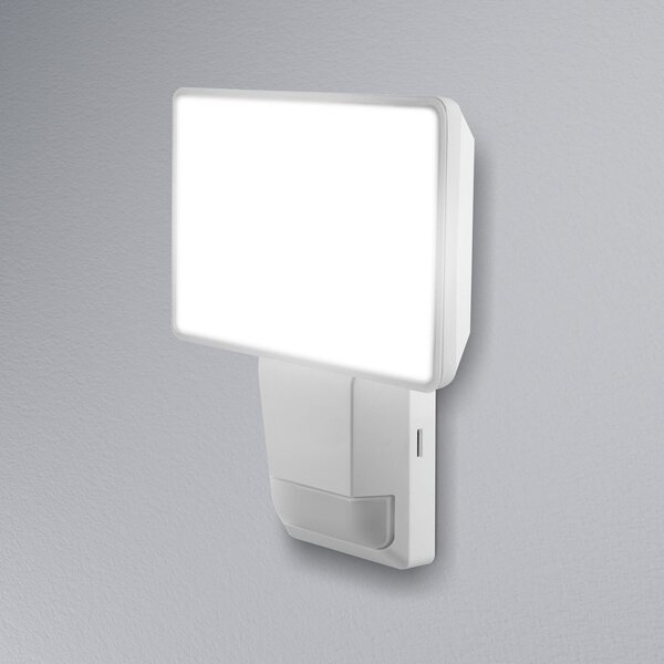 OSRAM LED senzorni zunanji reflektor ENDURA PRO FLOOD, bel, 15 W, Bela, Plastika
