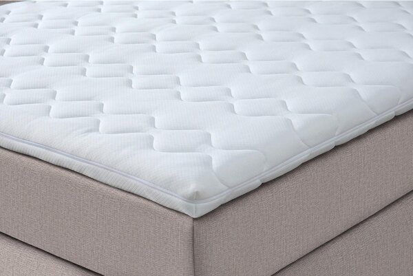 BOXSPRING POSTELJA 120 cm x 200 cm , tekstil bež