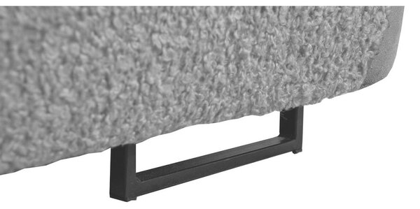 BOXSPRING POSTELJA 180 cm x 200 cm , tekstil siva