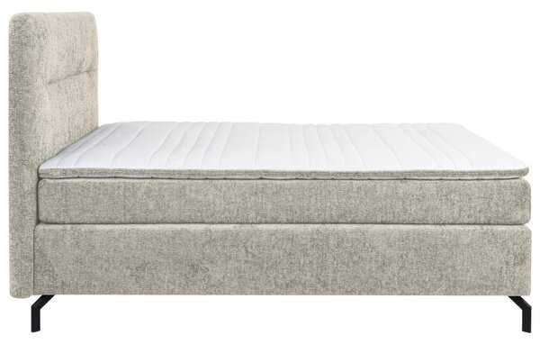 BOXSPRING POSTELJA 140 cm x 200 cm , tekstil bež