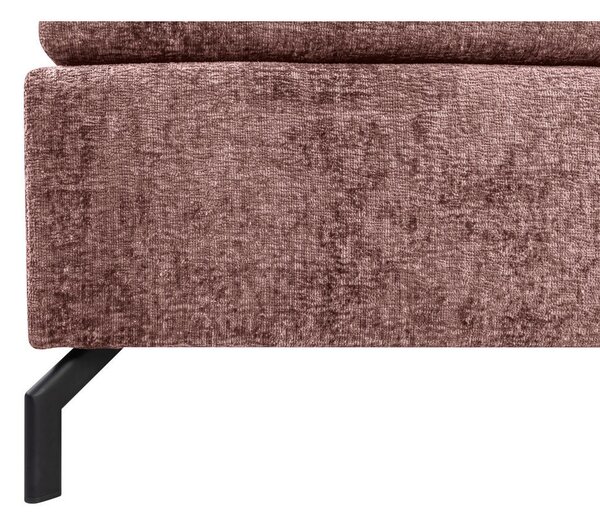 BOXSPRING POSTELJA 140 cm x 200 cm , tekstil vinsko rdeča