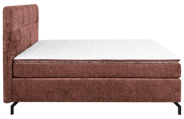 BOXSPRING POSTELJA 160 cm x 200 cm , tekstil rdečerjava