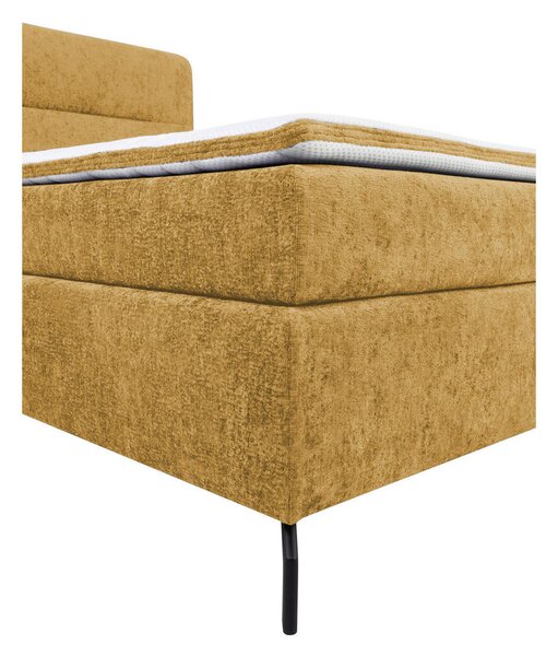 BOXSPRING POSTELJA 160 cm x 200 cm , tekstil barve karija