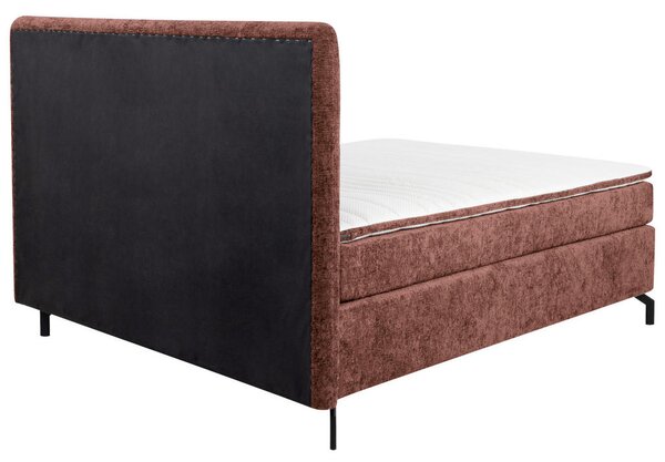 BOXSPRING POSTELJA 160 cm x 200 cm , tekstil rdečerjava