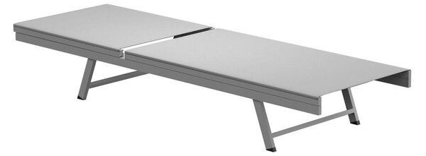 LEŽALNIK aluminij prašno lakirano bela