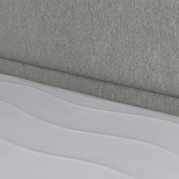 BOXSPRING POSTELJA 180 cm x 200 cm , kovina, umetna masa, tekstil, karton, leseni material srebrne barve