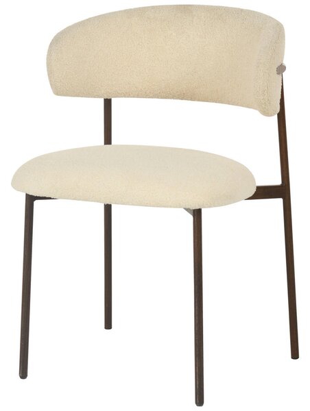 STOL, les, kovina, tekstil bela