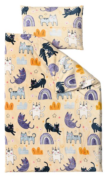 Posteljnina mikropliš PURRSLEEP bež Dimenzije posteljnine: 70 x 90 cm | 140 x 220 cm